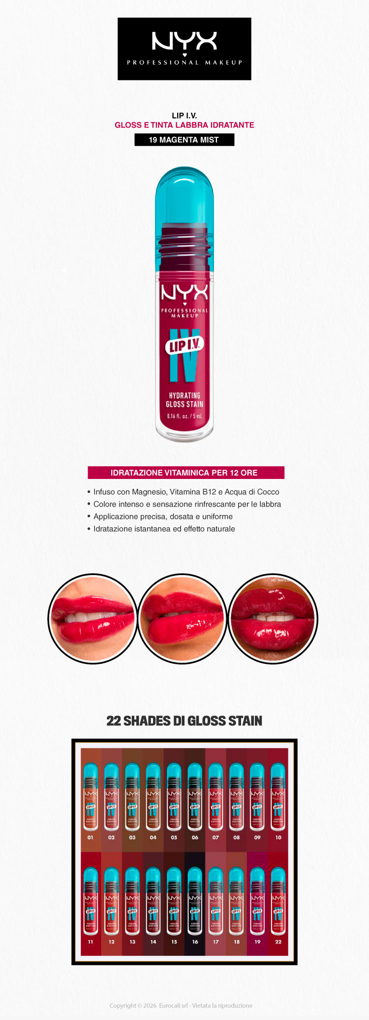 NYX Professional Makeup Lip I.V. Gloss Stain 5ml