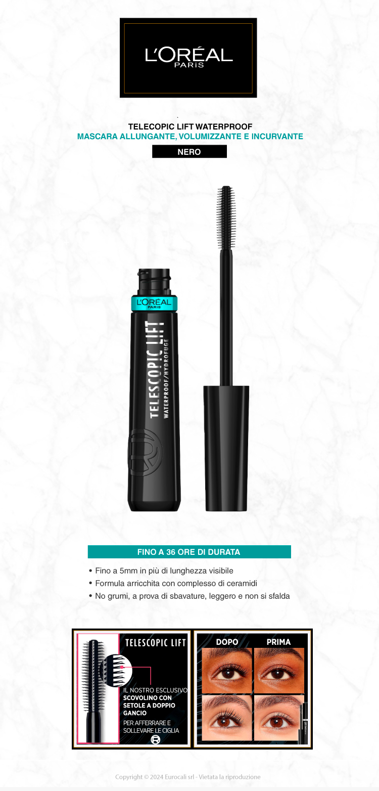 Mascara Telescopic waterproof