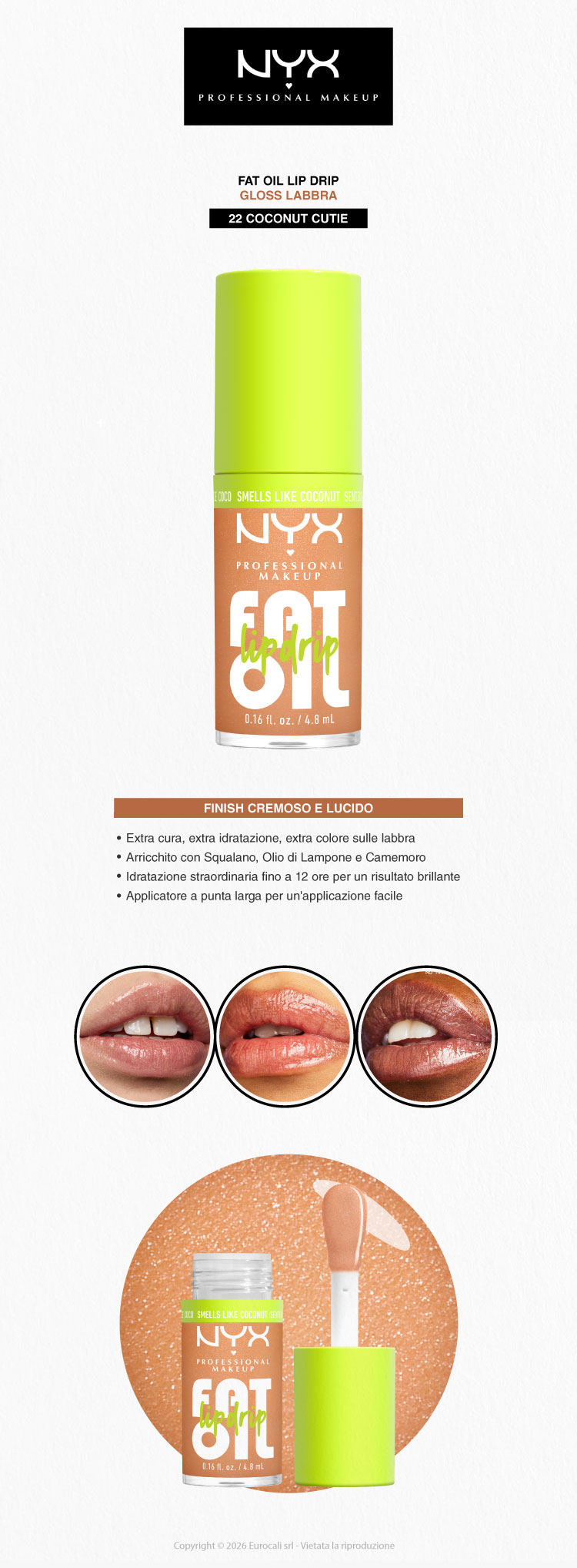NYX Professional Makeup Fat Oil Lip Drip Gloss Labbra