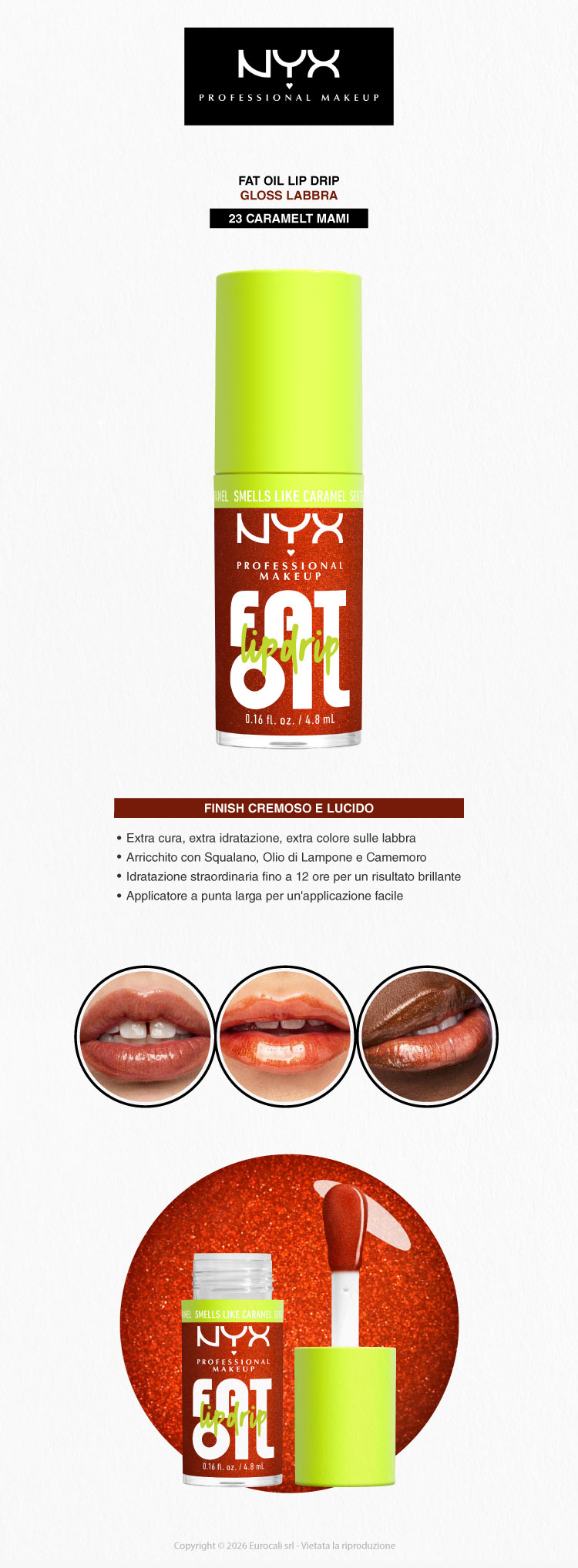 NYX Professional Makeup Fat Oil Lip Drip Gloss Labbra