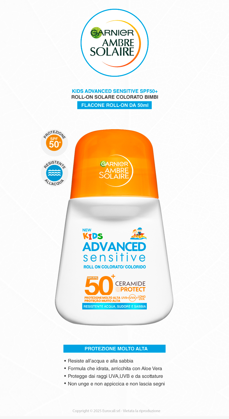 Garnie Ambre Solaire Kids SPF 50+