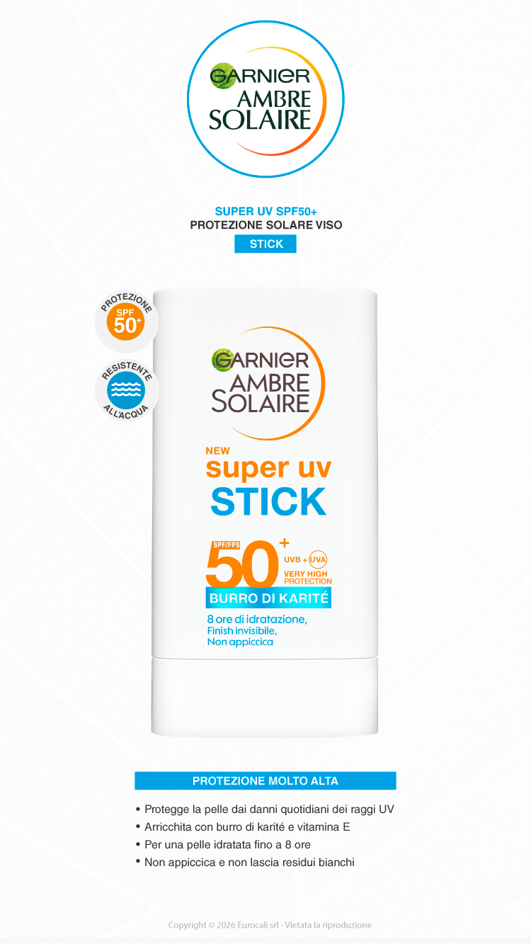 Garnier Ambre Solaire Fluido Viso Idratante