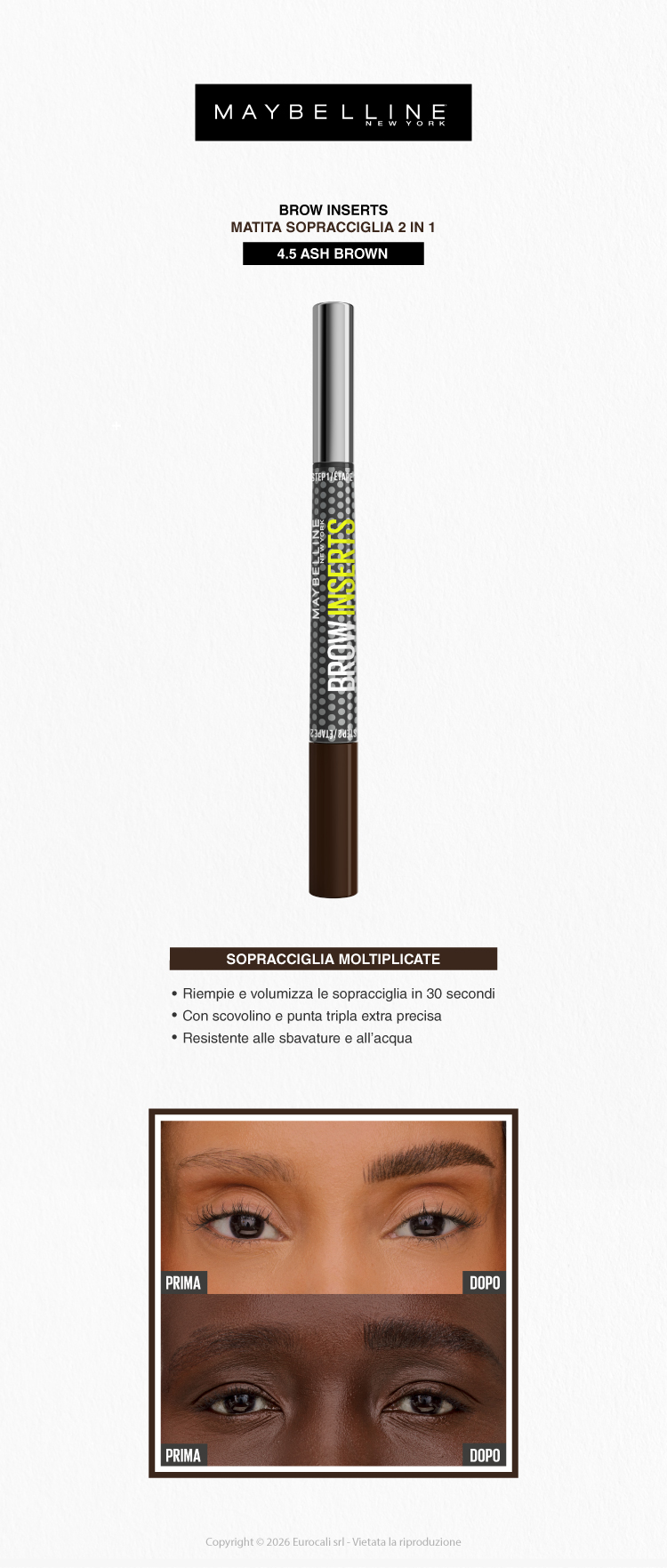 Maybelline Penna Sopracciglia 2in1