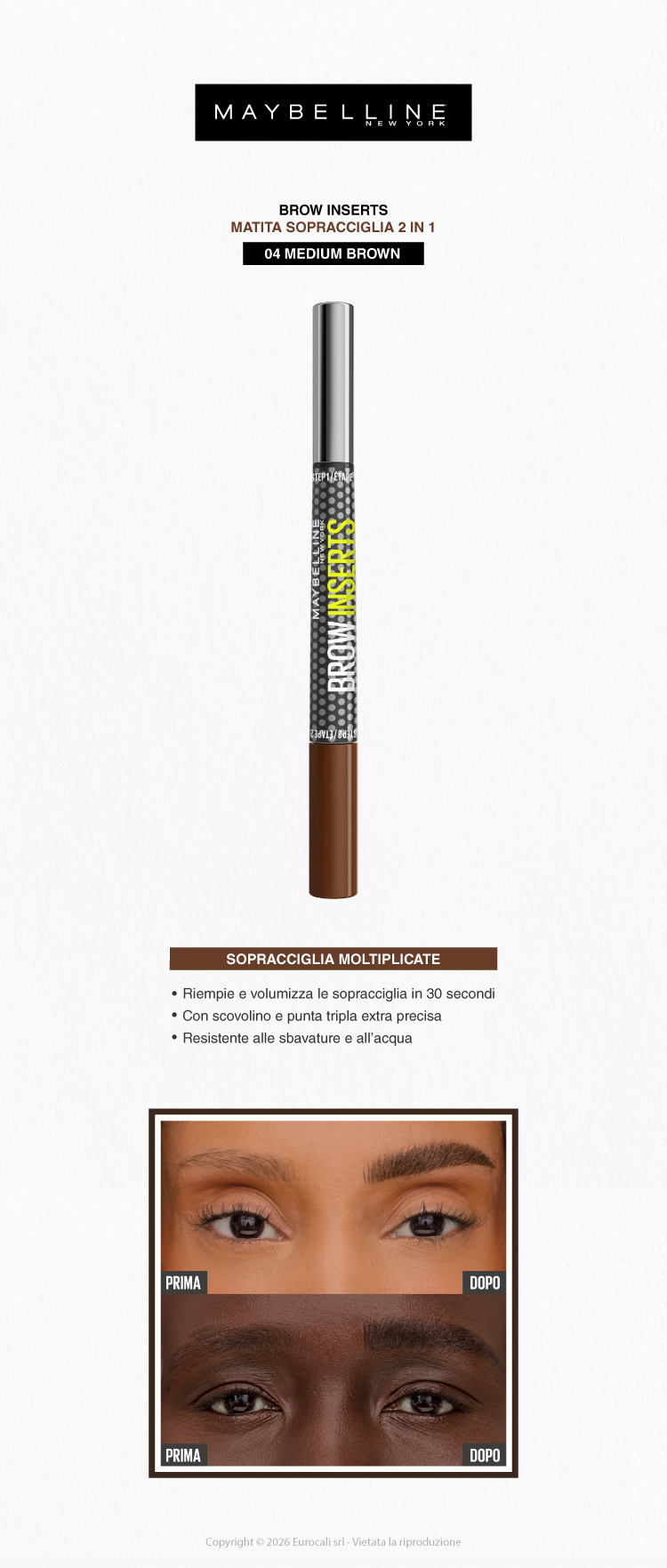 Maybelline Penna Sopracciglia 2in1