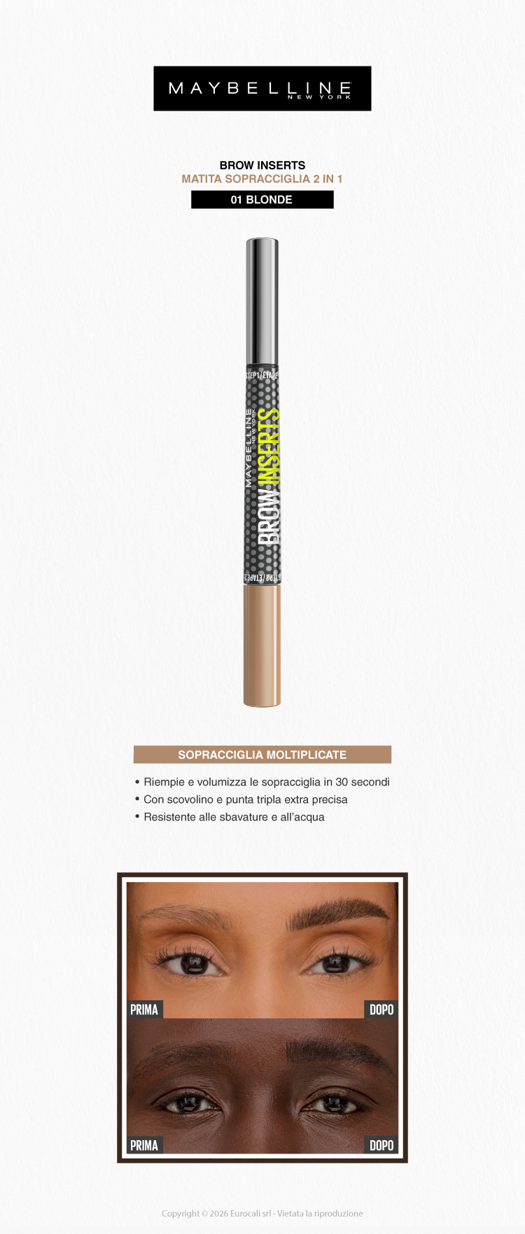 Maybelline Penna Sopracciglia 2in1