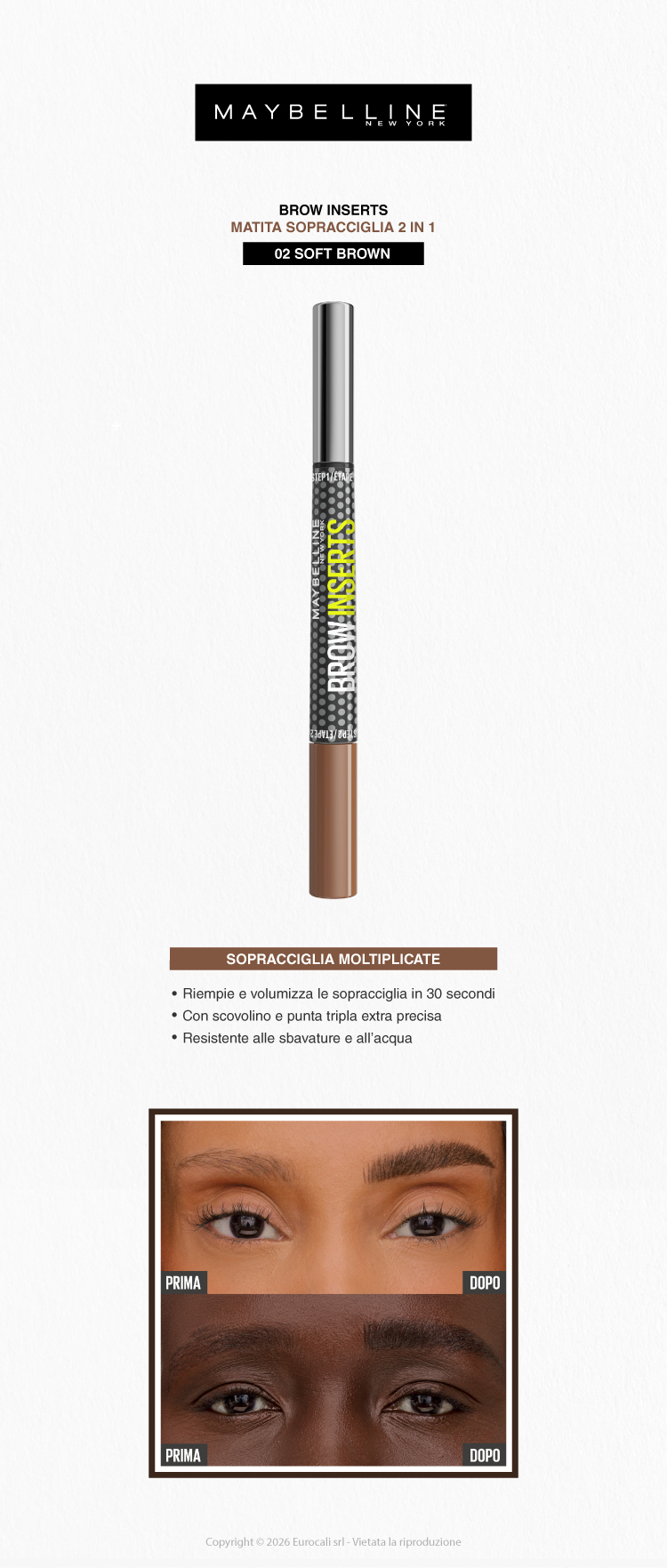 Maybelline Penna Sopracciglia 2in1