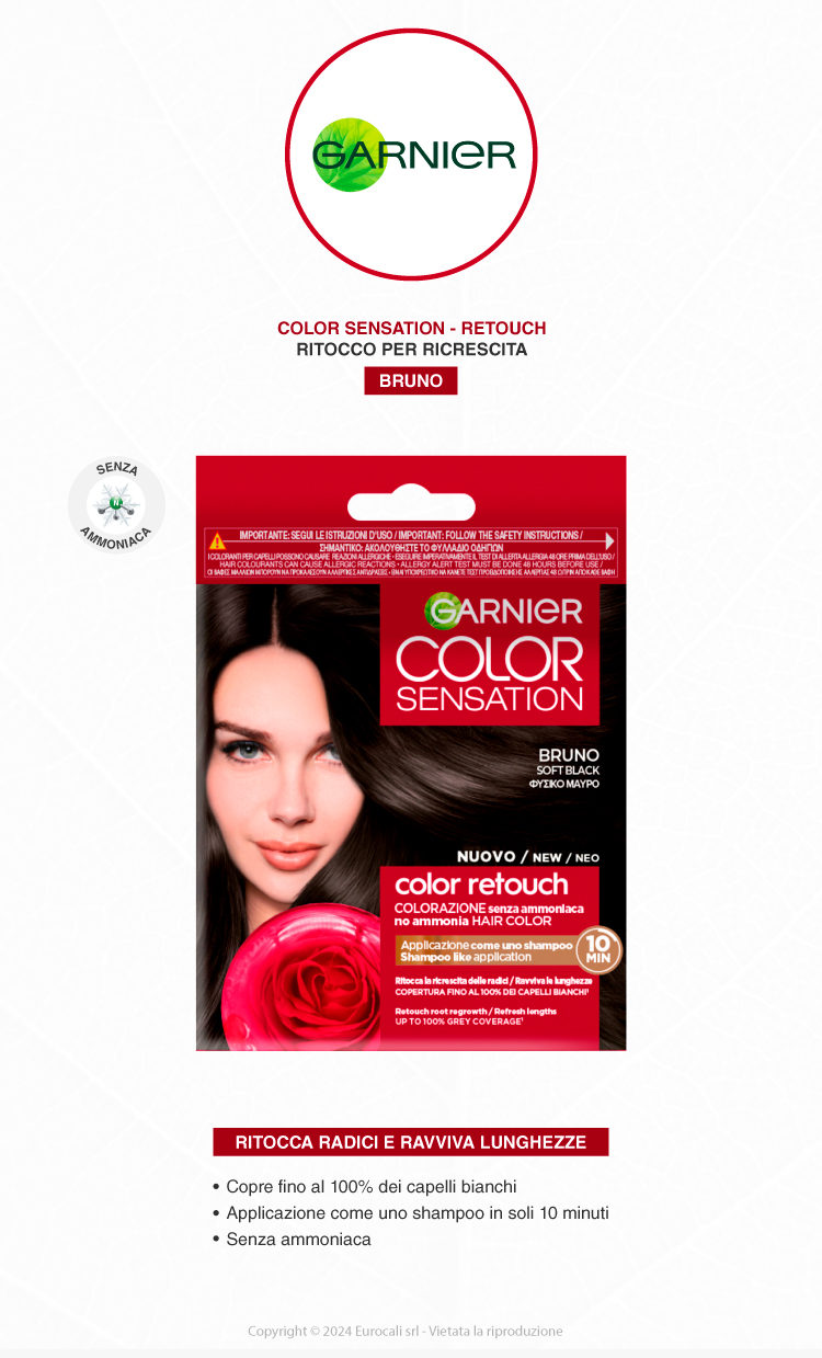 Garnier Color Sensation Color Retouch Tinta Capelli Bruno