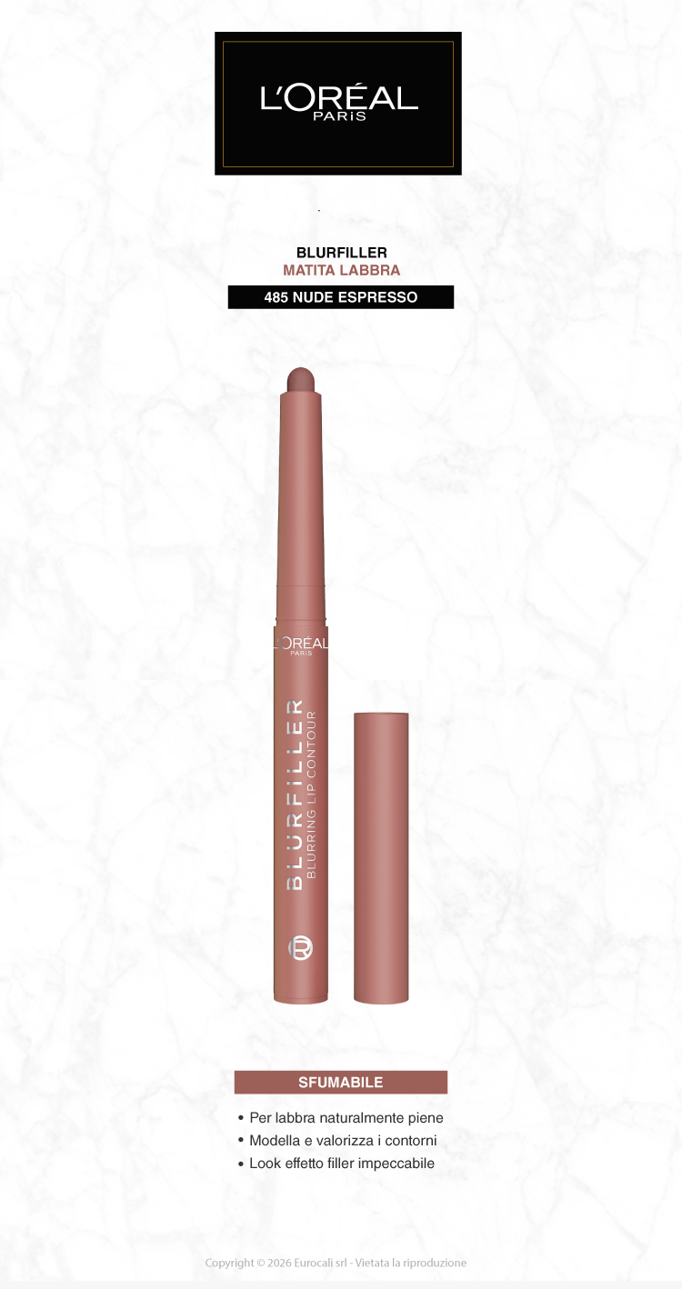 L'Oreal Paris Paradise Blurfiller Matita Labbra