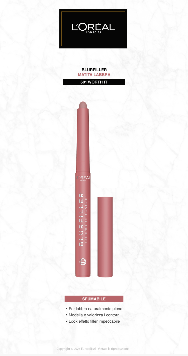 L'Oreal Paris Paradise Blurfiller Matita Labbra