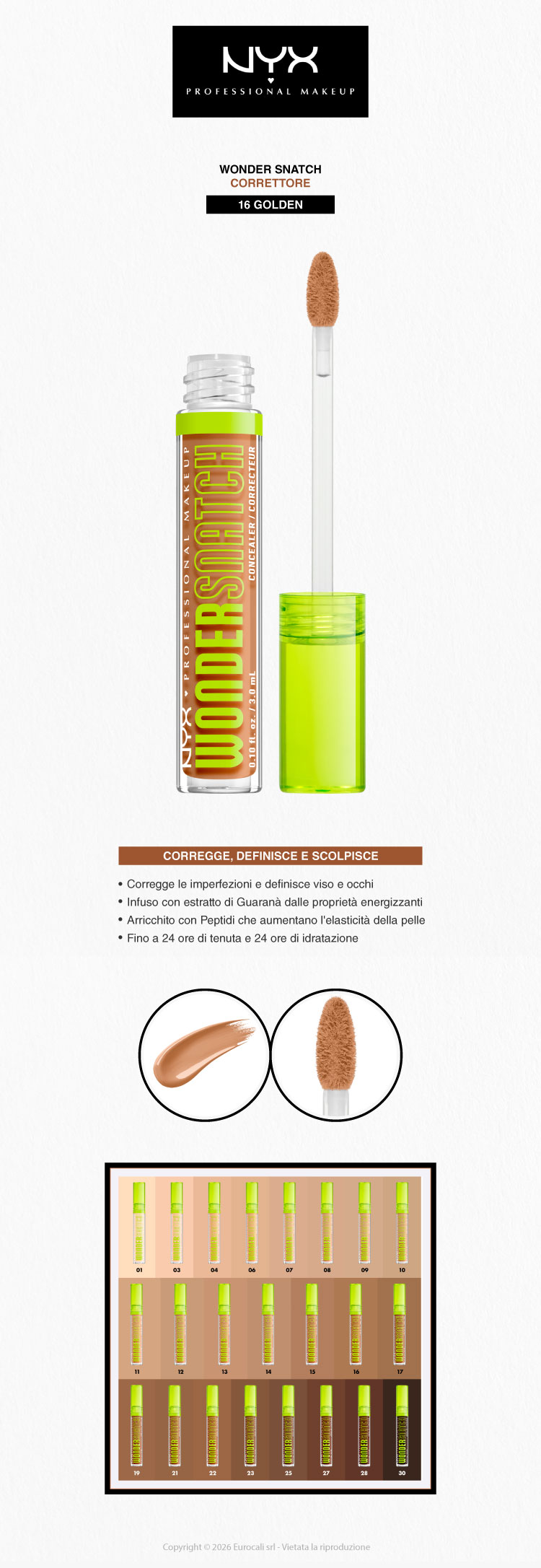 NYX Professional Makeup Spray Capelli e Corpo