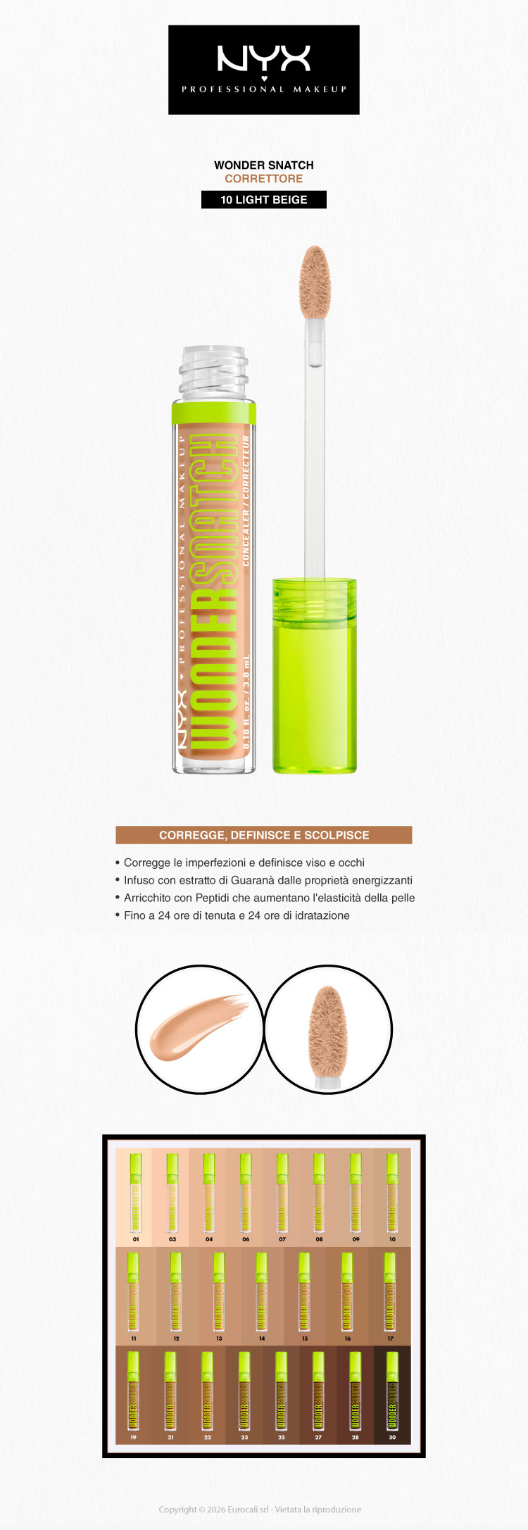 NYX Professional Makeup Spray Capelli e Corpo