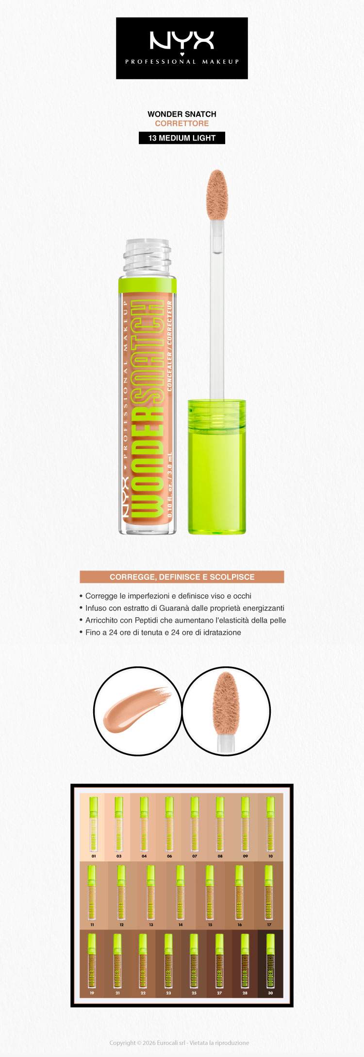 NYX Professional Makeup Spray Capelli e Corpo