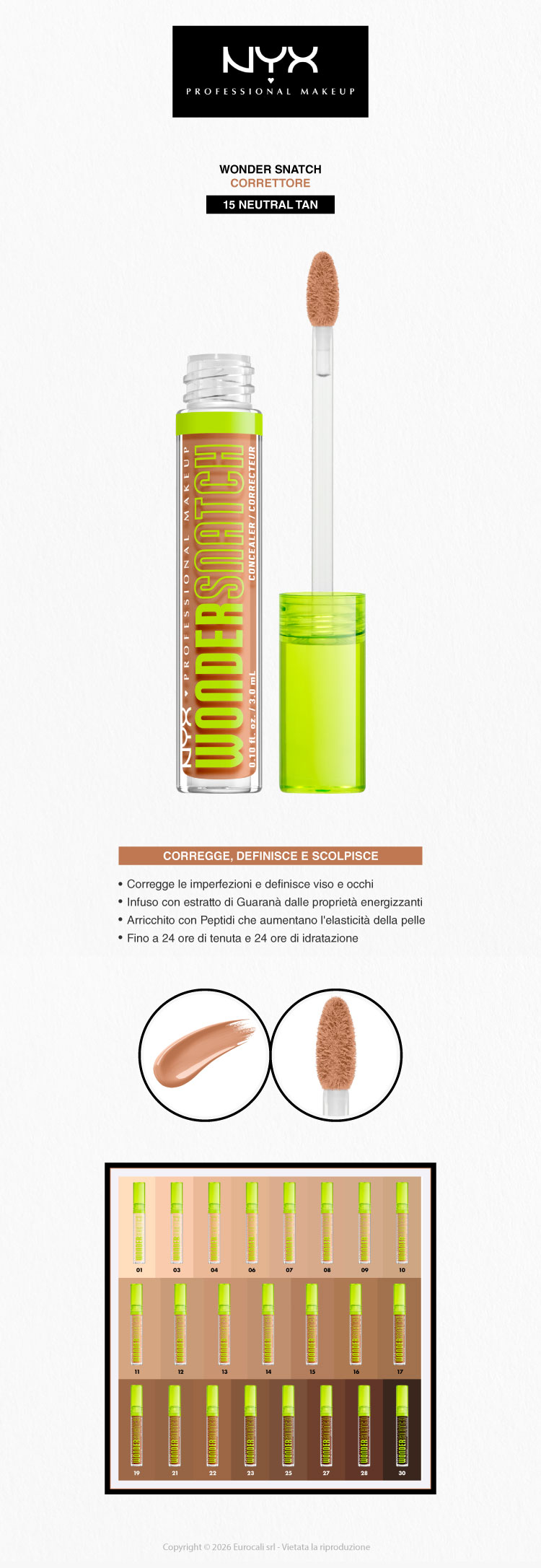 NYX Professional Makeup Spray Capelli e Corpo