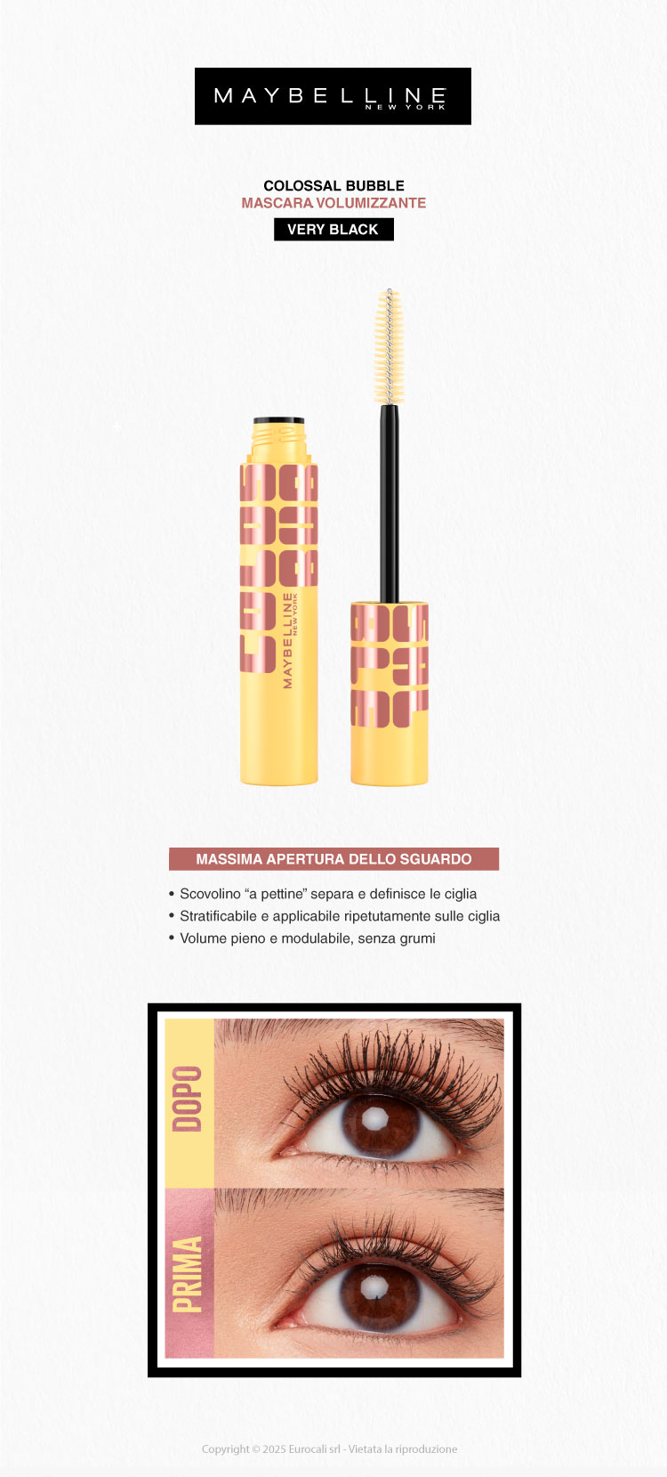 Maybelline New York Mascara Colossal Bubble