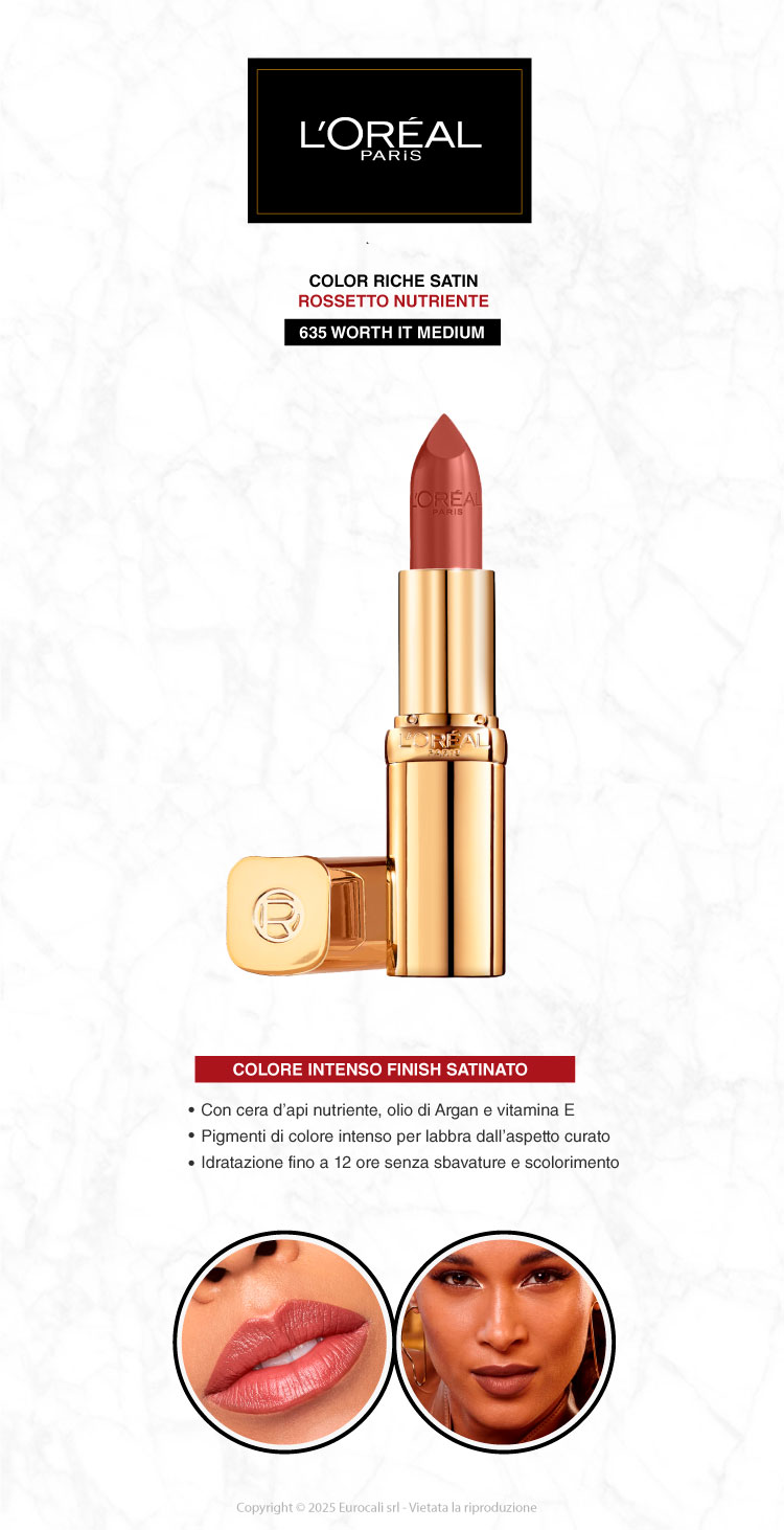 L'oreal Paris Color Riche Satin Rossetto