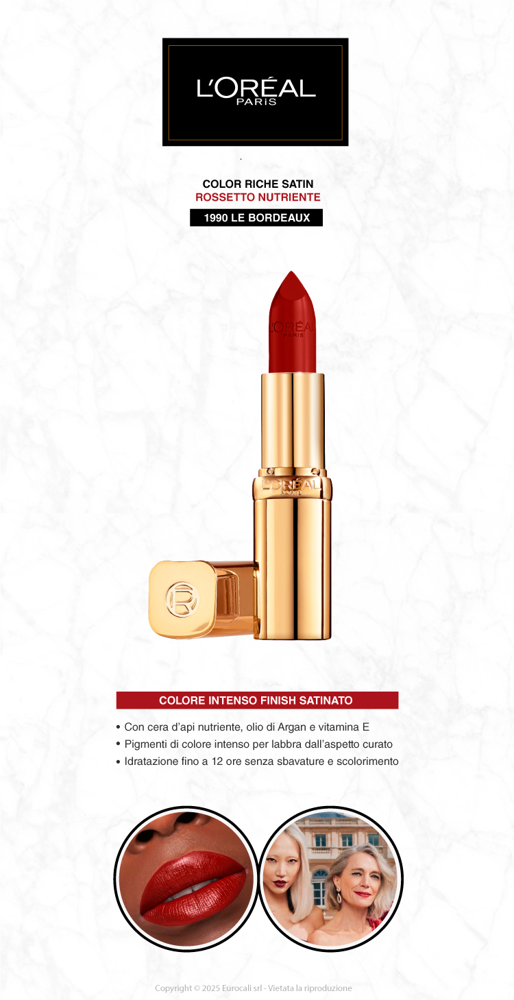 L'oreal Paris Color Riche Satin Rossetto