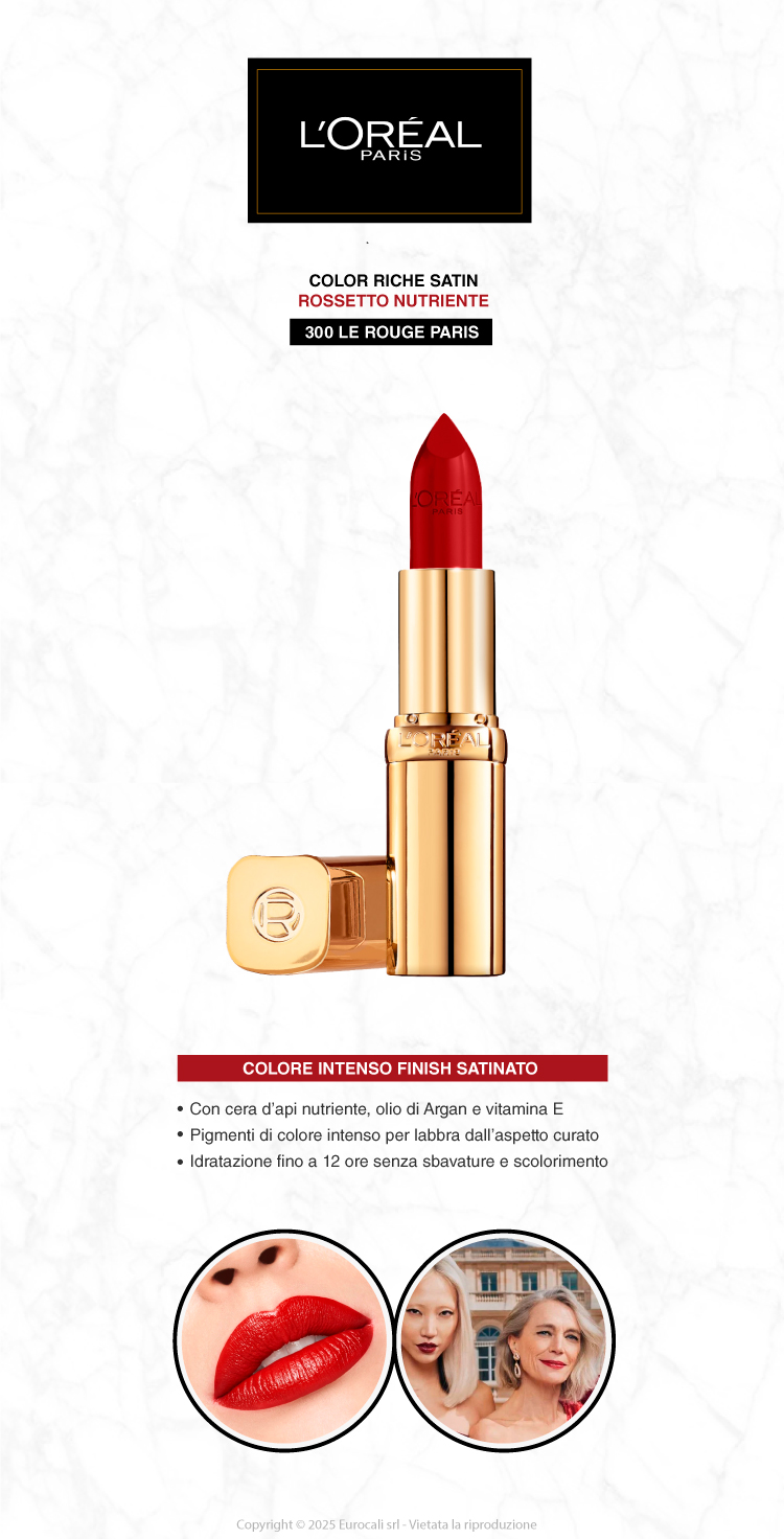 L'oreal Paris Color Riche Satin Rossetto