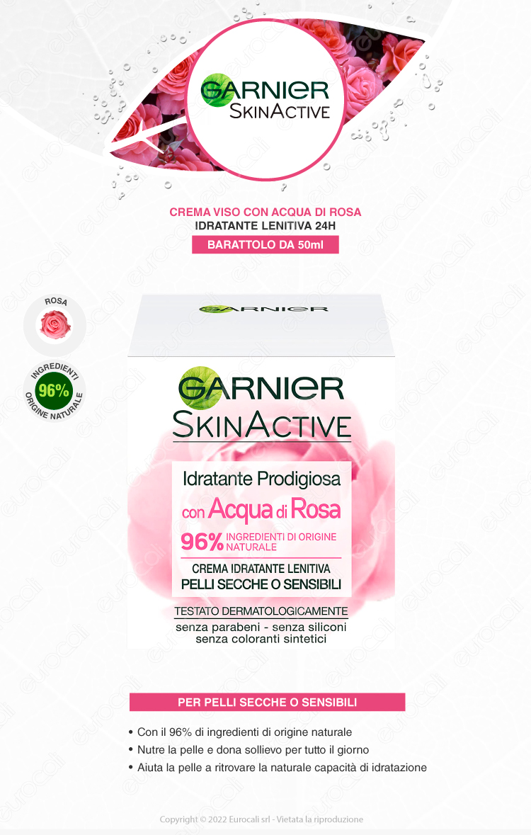 Garnier SkinActive Crema Viso idratante lenitiva