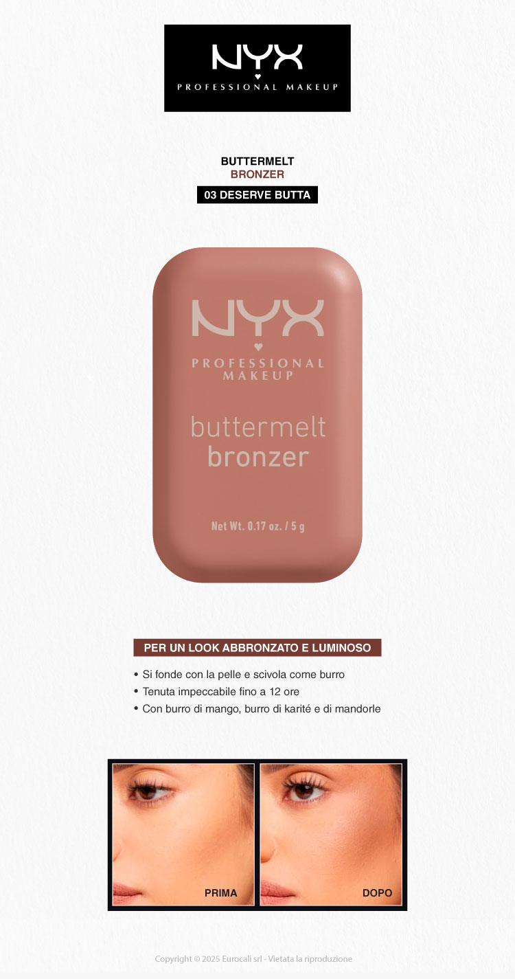 NYX professional cosmetics buttermelt bronzer