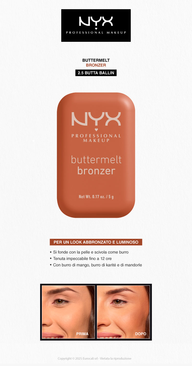 NYX professional cosmetics buttermelt bronzer