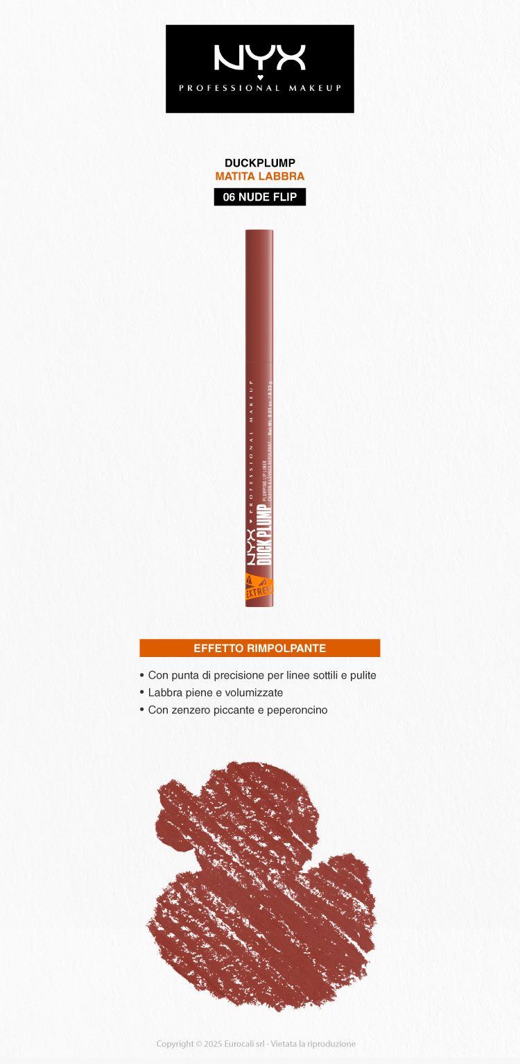 NYX professional cosmetics duck plump matita labbra