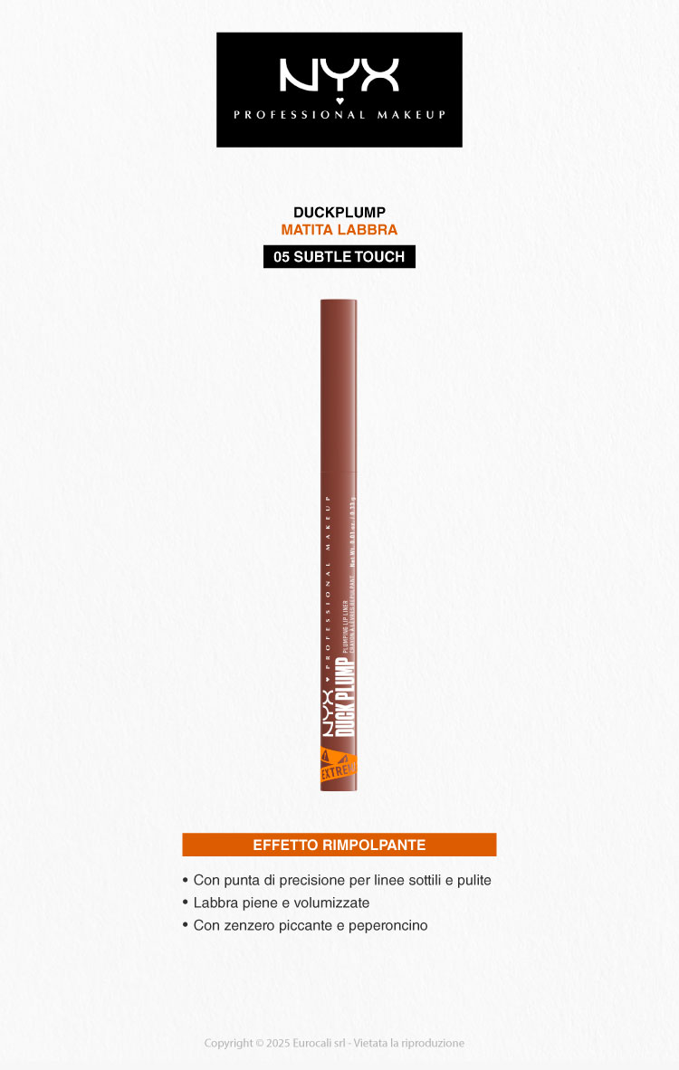 NYX professional cosmetics duck plump matita labbra