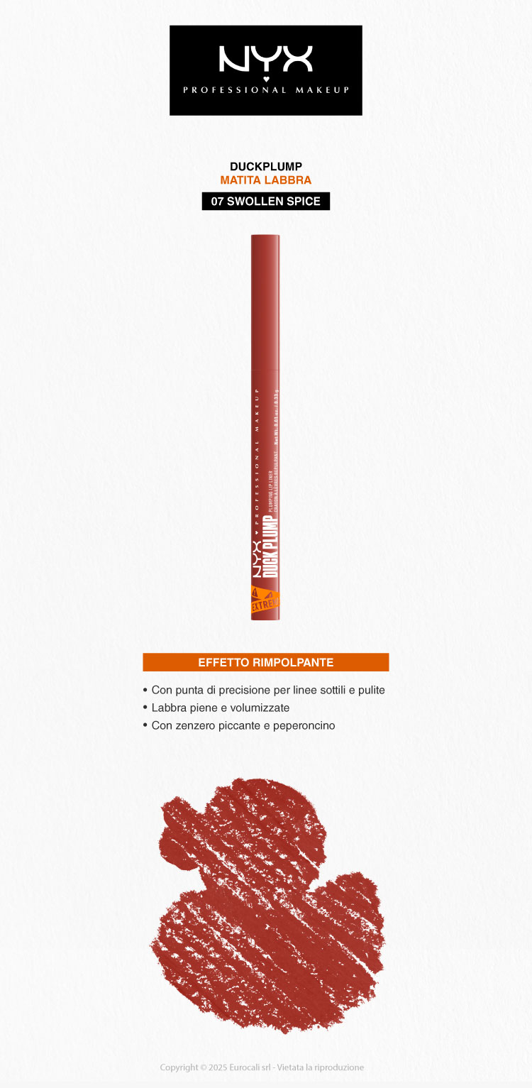 NYX professional cosmetics duck plump matita labbra