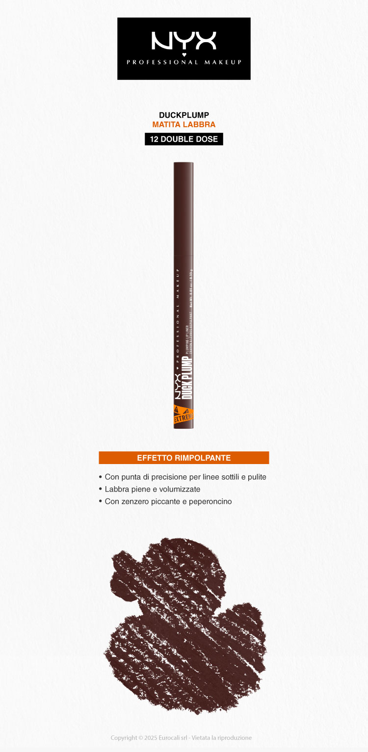 NYX professional cosmetics duck plump matita labbra