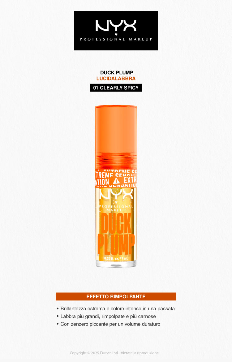 NYX professional cosmetics duck plump gloss