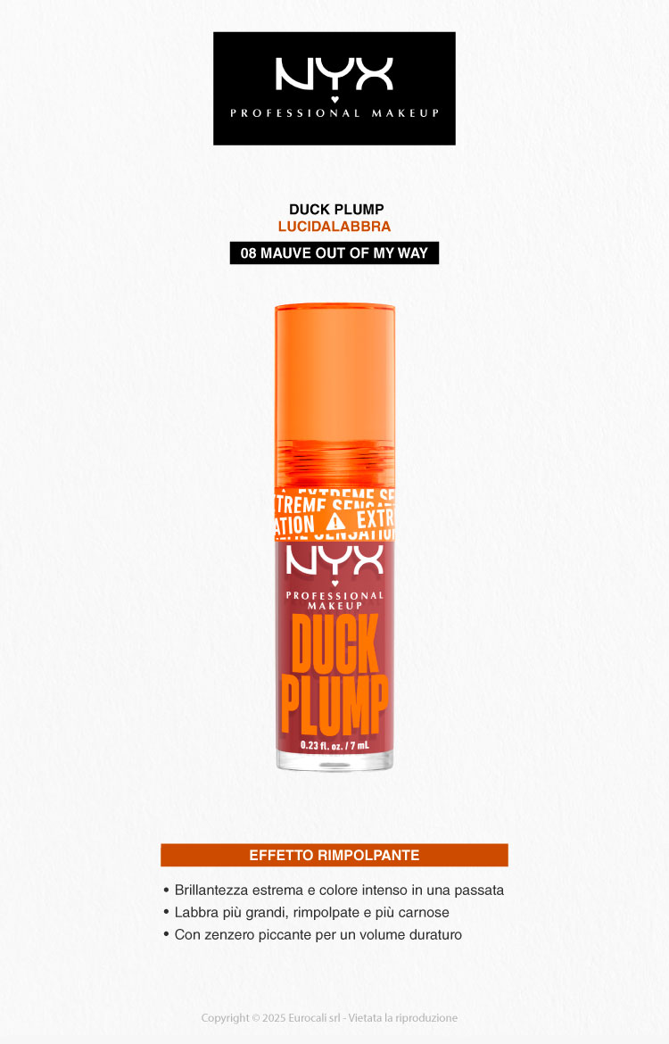NYX professional cosmetics duck plump gloss
