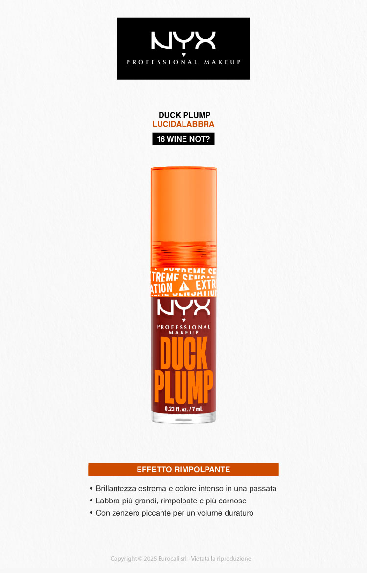 NYX professional cosmetics duck plump gloss
