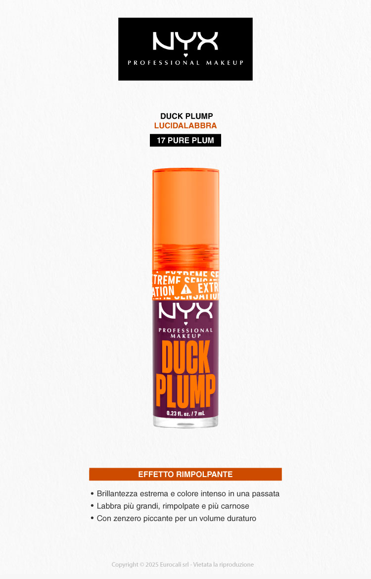 NYX professional cosmetics duck plump gloss