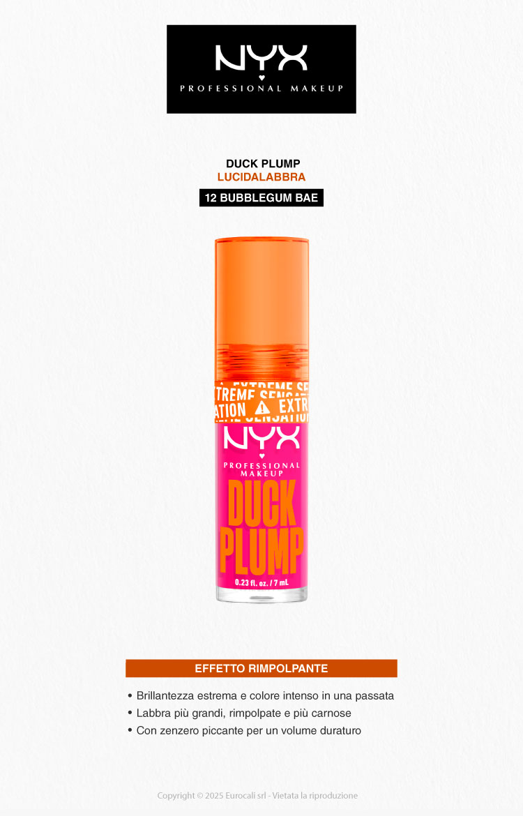 NYX professional cosmetics duck plump gloss