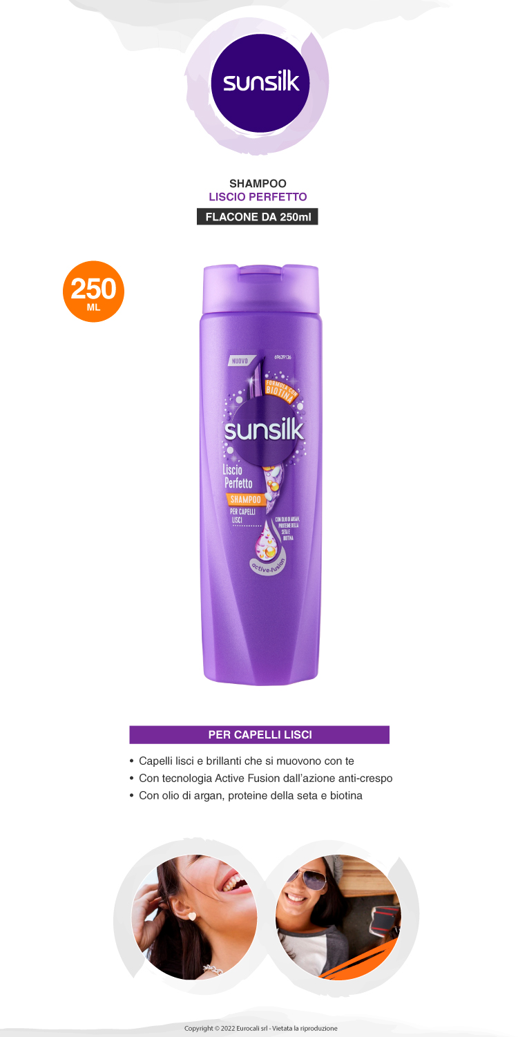 sunsilk shampoo capelli lisci