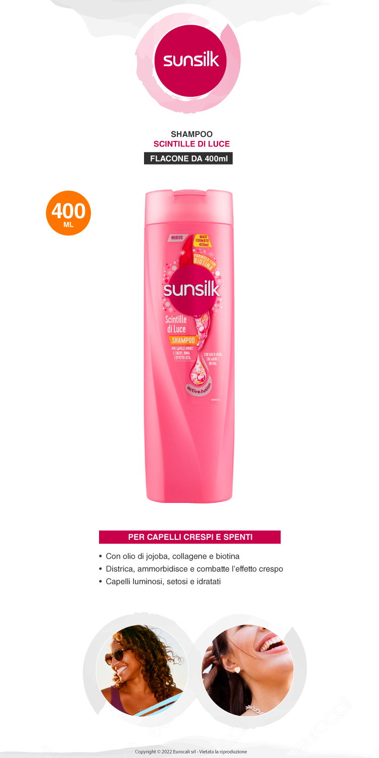 sunsilk shampoo scintille di luce