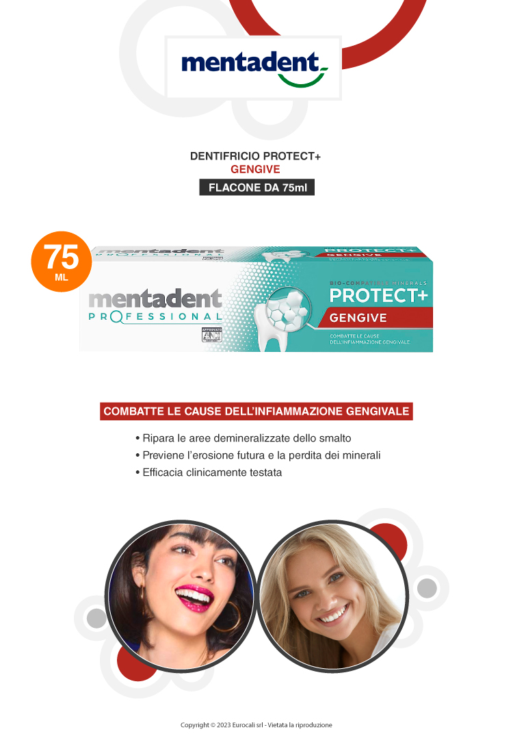 mentadent professional protect gengive dentifricio