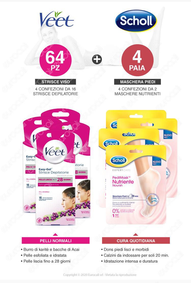 Veet strisce depilatorie pelli sensibili