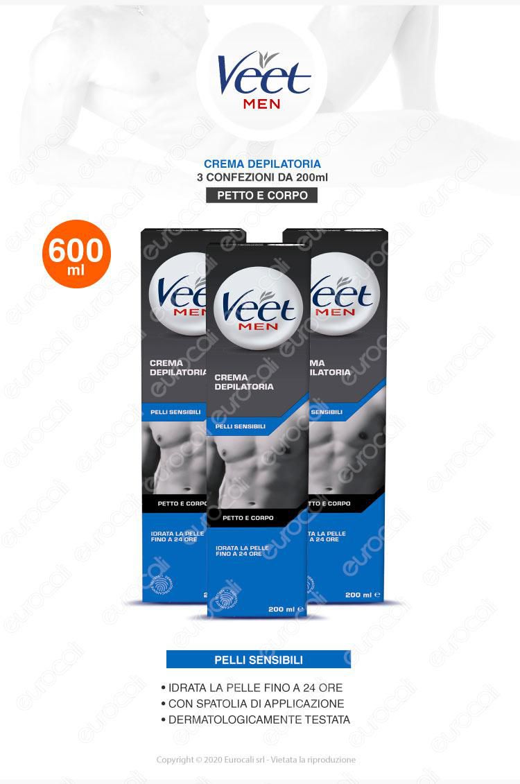 Veet strisce depilatorie pelli sensibili
