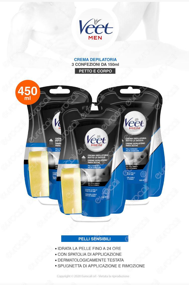 Veet strisce depilatorie pelli sensibili