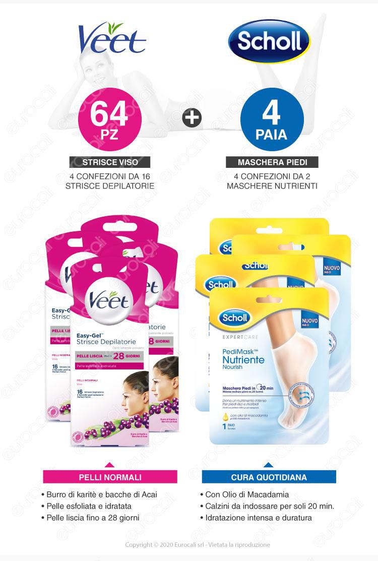 Veet strisce depilatorie pelli sensibili