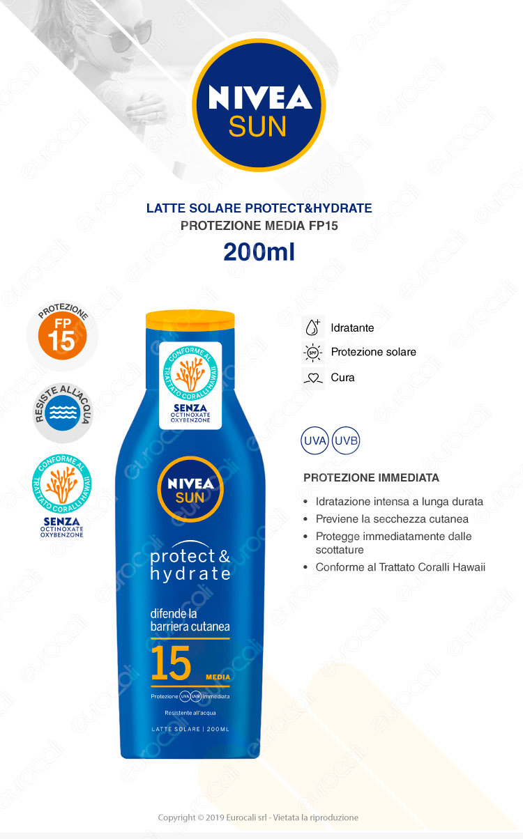 Nivea Latte Solare Protect & Hydrate FP15
