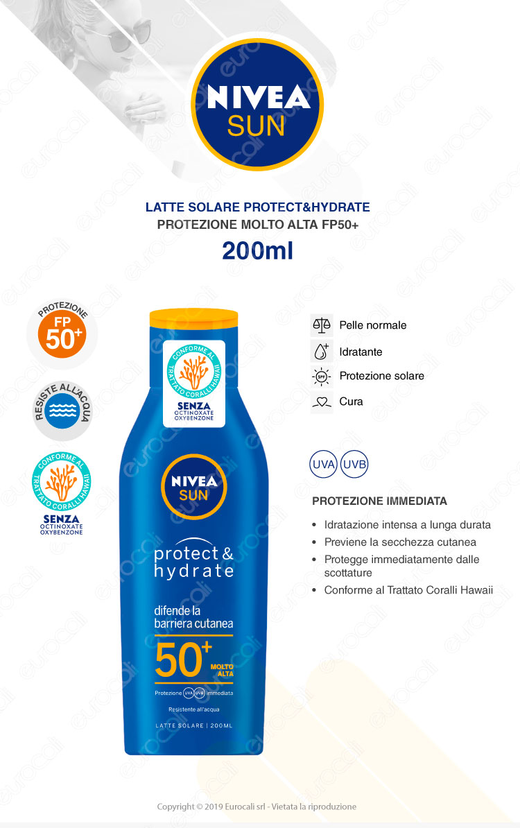 Nivea Latte Solare Protect & Hydrate FP50+