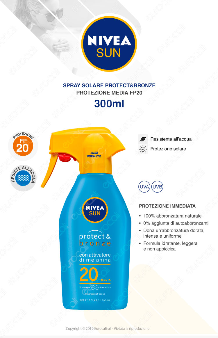Spray Trigger Solare Protect & Bronze FP20