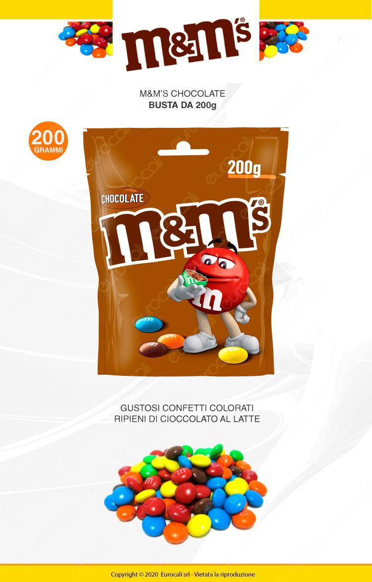M&M's Choco Confetti con Morbido Cioccolato - Busta da 200g