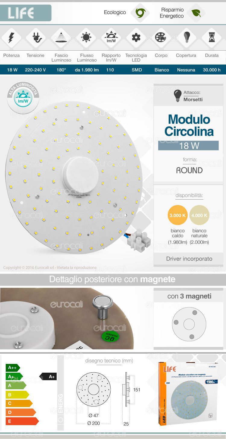 Life modulo LED