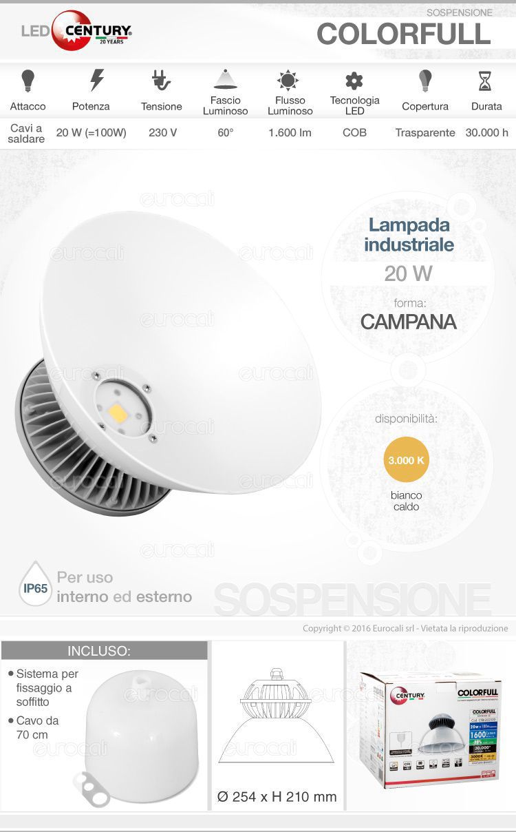 lampada sospensione century