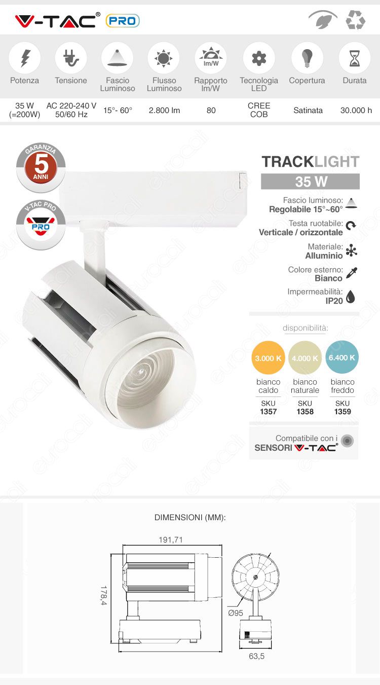 Lampada Tracklight