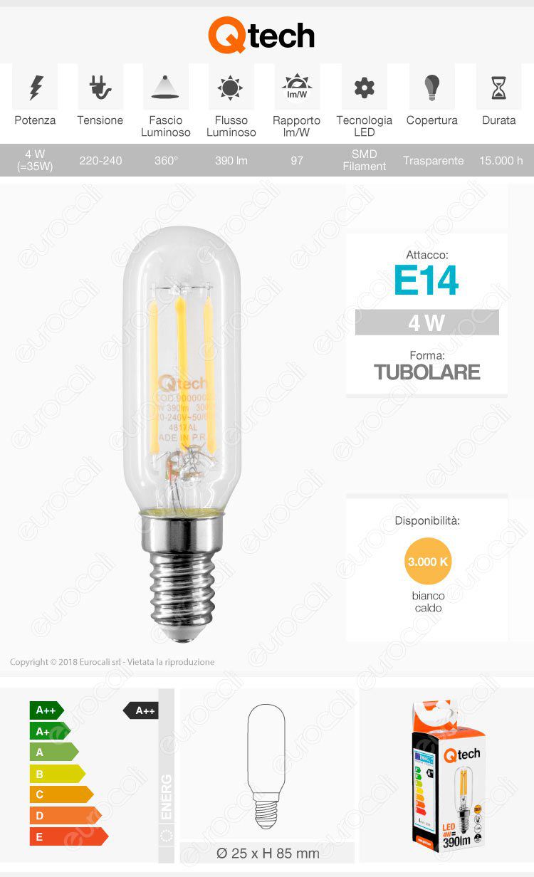 Duralamp Lampadina LED E14