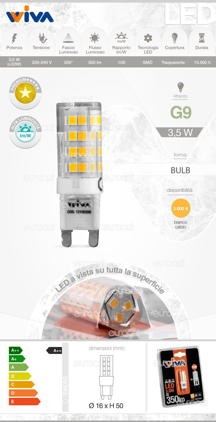 Wiva Lampadina LED g9