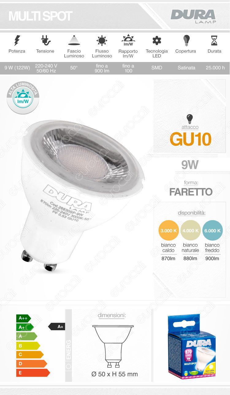Lampadina LED SkyLighting GU10